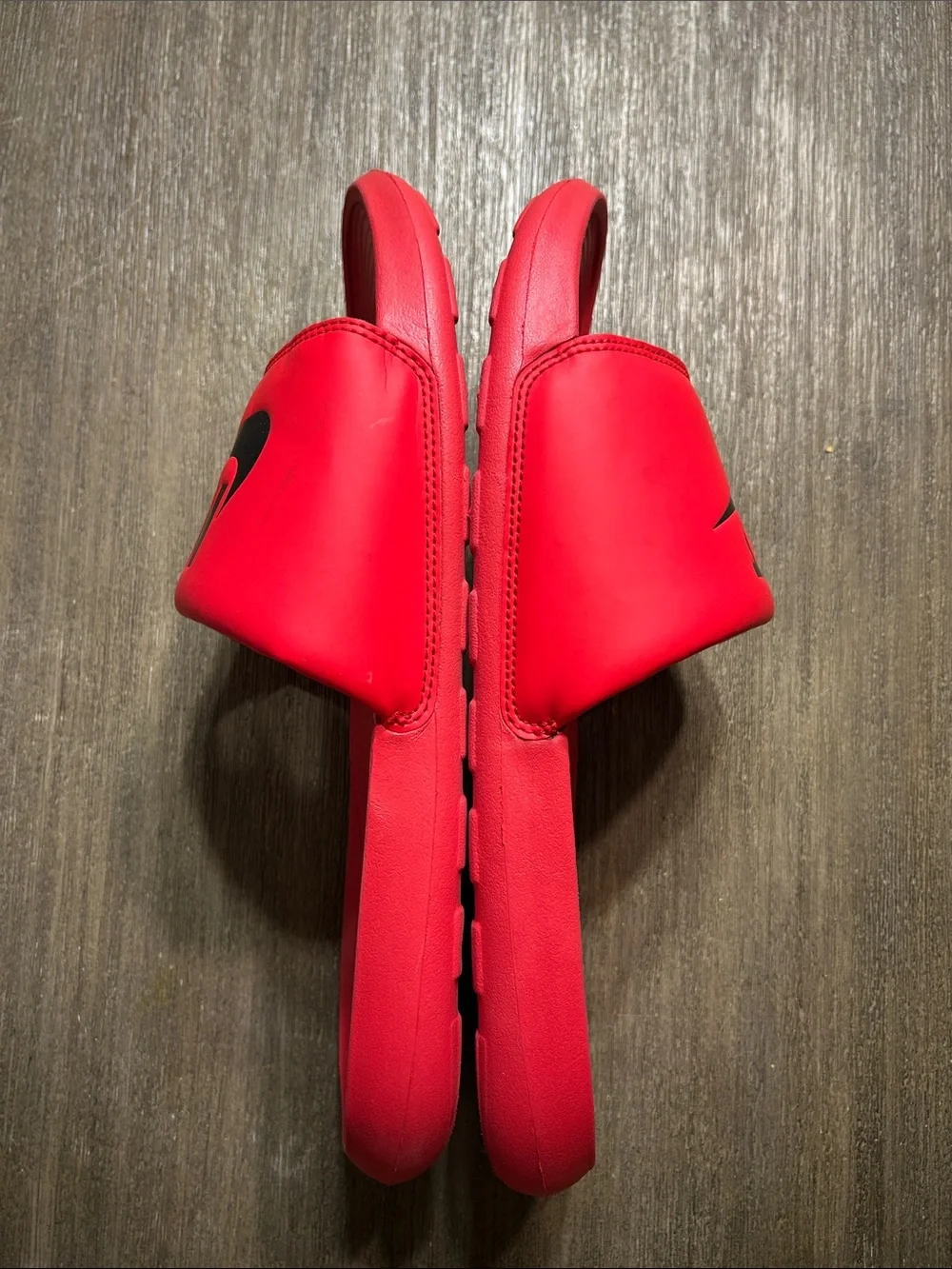 Nike Victori One Foam Slide Red Black Men's Size 12, Like New.